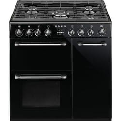 Smeg BM93BL four et cuisinière Gaz Noir A