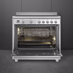 Smeg Concert SCD91CMX9 four et cuisinière Céramique Acier inoxydable A