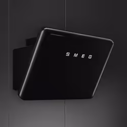 Smeg KFAB75BL hotte Montée au mur Noir 797 m³/h A+