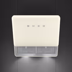 Smeg KFAB75CR hotte Montée au mur Beige 797 m³/h A+