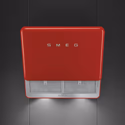 Smeg KFAB75RD hotte Montée au mur Rouge 797 m³/h A+