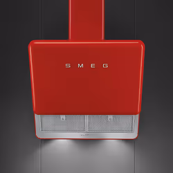Smeg KFAB75RD hotte Montée au mur Rouge 797 m³/h A+