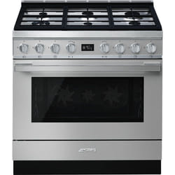 Smeg CPF9GMX four et cuisinière Gaz Acier inoxydable A+