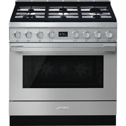 Smeg CPF9GPX four et cuisinière Gaz Acier inoxydable A+