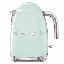 Smeg KLF03PGEU, 1,7 L, 2400 W, Vert, Plastique, Acier inoxydable, Indicateur de niveau d'eau, Arrêt de sécurité en cas de sur ...
