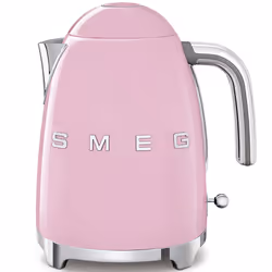 Smeg KLF03PKEU, 1,7 L, 2400 W, Rose, Acier inoxydable, Indicateur de niveau d'eau, Arrêt de sécurité en cas de surchauffe