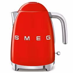 Smeg KLF03RDEU, 1,7 L, 2400 W, Rouge, Plastique, Acier inoxydable, Indicateur de niveau d'eau, Arrêt de sécurité en cas de su ...