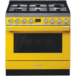 Smeg CPF9GPYW four et cuisinière Gaz Jaune A+
