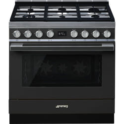 Smeg CPF9GPAN four et cuisinière Gaz Anthracite A+