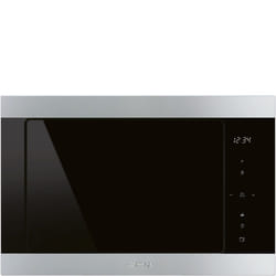 Smeg FMI325X micro-onde Intégré Micro-ondes grill 25 L 900 W Noir, Acier inoxydable