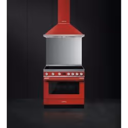 Smeg CPF9IPR four et cuisinière Plaque avec zone à induction Rouge A+