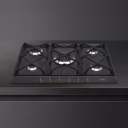 Smeg Coloniale SRV876AOGH plaque Anthracite Intégré 68.5 cm Gaz 5 zone(s)