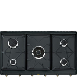 Smeg SRV896AOGH plaque Anthracite Intégré Gaz 5 zone(s)