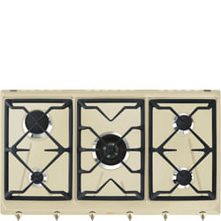 Smeg SRV896POGH plaque Crème Intégré Gaz 5 zone(s)