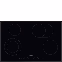 Smeg SE384EMTB, Noir, Intégré, 80 cm, Céramique, Verre-céramique, 4 zone(s)