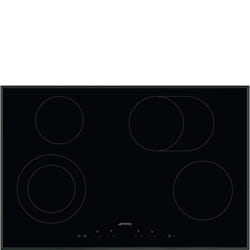 Smeg SE384EMTB plaque Noir Intégré 80 cm Céramique 4 zone(s)