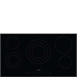 Smeg SE395ETB plaque Noir Intégré 90 cm Céramique 5 zone(s)