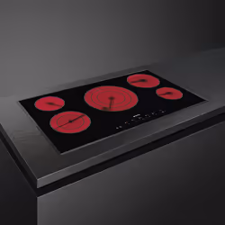 Smeg SE395ETB plaque Noir Intégré 90 cm Céramique 5 zone(s)