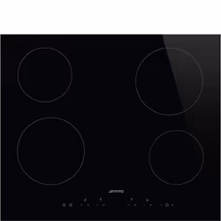 Smeg Universal SE364TD, Noir, Intégré, 60 cm, Céramique, Verre-céramique, 4 zone(s)
