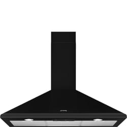 Smeg KSED95NEE hotte Monté au mur Noir 595 m³/h B