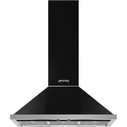 Smeg KPF9BL hotte Monté au mur Noir 781 m³/h A+
