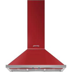 Smeg KPF9RD hotte Montée au mur Rouge 781 m³/h A+