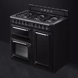 Smeg TR103BL four et cuisinière Gaz Noir A