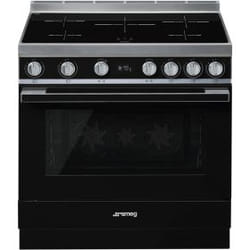 Smeg CPF9IPBL four et cuisinière Plaque avec zone à induction Noir A+