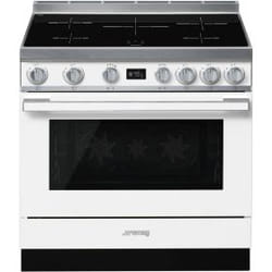 Smeg CPF9IPWH four et cuisinière Plaque avec zone à induction Blanc A+