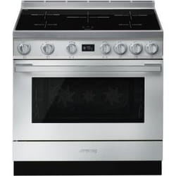 Smeg CPF9IPX four et cuisinière Plaque avec zone à induction Acier inoxydable A+