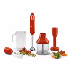 Smeg HBF02RDEU blender Mélangeur par immersion 700 W Rouge - Vue supplémentaire 7