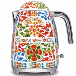 Smeg KLF03DGEU, 1,7 L, 2400 W, Multicolore, Acier inoxydable, Indicateur de niveau d'eau, Filtrage