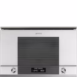 Smeg MP122B1, Intégré, Micro-ondes grill, 22 L, 850 W, Bouton, Blanc
