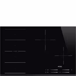 Smeg Universal SI1F7845B, Noir, Intégré, 78 cm, Plaque avec zone à induction, Verre, 4 zone(s)