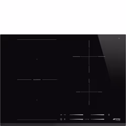 Smeg Universal SI1M7743B, Noir, Intégré, 70 cm, Plaque avec zone à induction, Verre, 4 zone(s)
