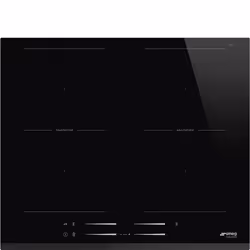 Smeg Universal SI2M7643B, Noir, Intégré, 60 cm, Plaque avec zone à induction, Verre, 4 zone(s)