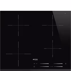 Smeg Universal SI7643B, Noir, Intégré, 60 cm, Plaque avec zone à induction, Verre, 4 zone(s)
