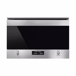 Smeg MP322X1 micro-onde Intégré Micro-onde combiné 22 L 850 W Noir, Acier inoxydable