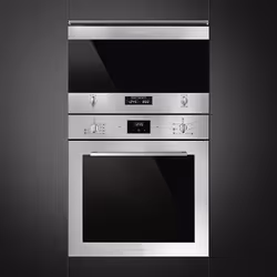 Smeg MP322X1 micro-onde Intégré Micro-onde combiné 22 L 850 W Noir, Acier inoxydable - Vue supplémentaire 5