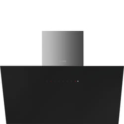 Smeg KICV90BL hotte Montée au mur Noir, Gris 720 m³/h A+
