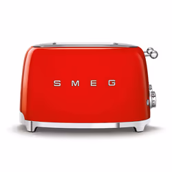 Smeg TSF03RDEU, 4 part(s), Rouge, Acier, Boutons, Niveau, Rotatif, 50's Style, Chine