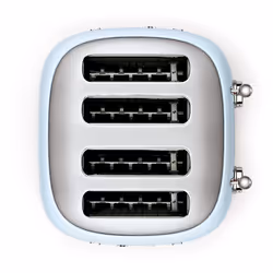 Smeg TSF03PBEU grille-pain 6 4 part(s) 2000 W Bleu