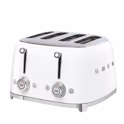 Smeg TSF03WHEU, 4 part(s), Blanc, Acier, Boutons, Niveau, Rotatif, 50's Style, Chine