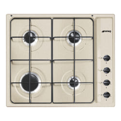 Smeg S64SAV2 plaque Avoine Intégré Gaz 4 zone(s)