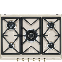 Smeg SRV876AVOGH2 plaque Avoine Intégré Gaz 5 zone(s)