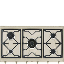 Smeg SRV896AVOGH2 plaque Avoine Intégré Gaz 5 zone(s)