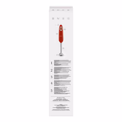 Smeg HBF01RDEU blender Mélangeur par immersion 700 W Rouge - Vue supplémentaire 11