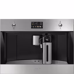 Smeg CMS4303X, Machine à expresso, 2,4 L, Café moulu, Broyeur intégré, 1350 W, Acier inoxydable
