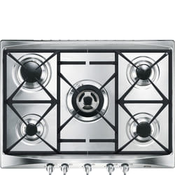 Smeg Cucina SR275XGH2 plaque Argent Intégré 70 cm Gaz 5 zone(s)