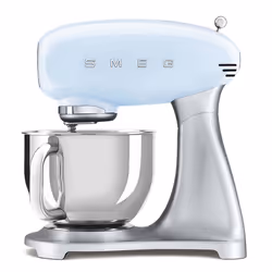 Smeg SMF02PBEU, Robot mixer, Bleu, Argent, Pétrisseur, Mélange, 1 m, 4,8 L, Foie